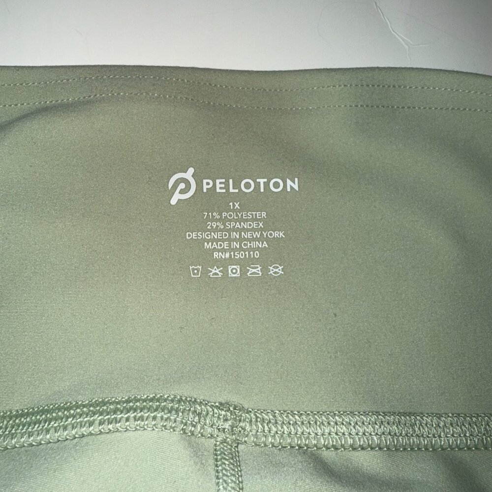 NWOT Peloton Cadent Women's High Rise Leggings‎ Size 1X Sage Green - Picture 8 of 8